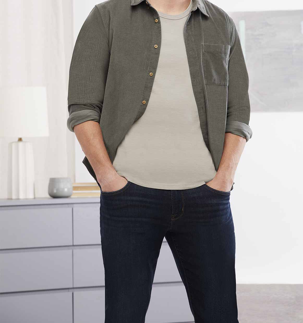 Depend® Incontinence Shields for Men Feature: Unnoticeable protection worn in your underwear